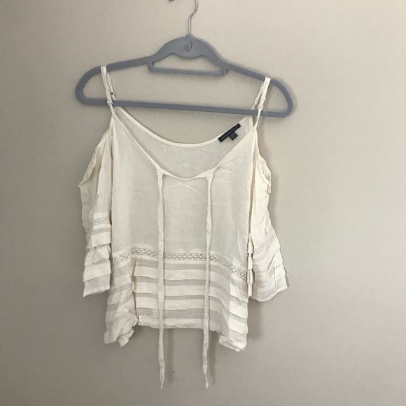 cream american eagle top - Picture 2 of 3
